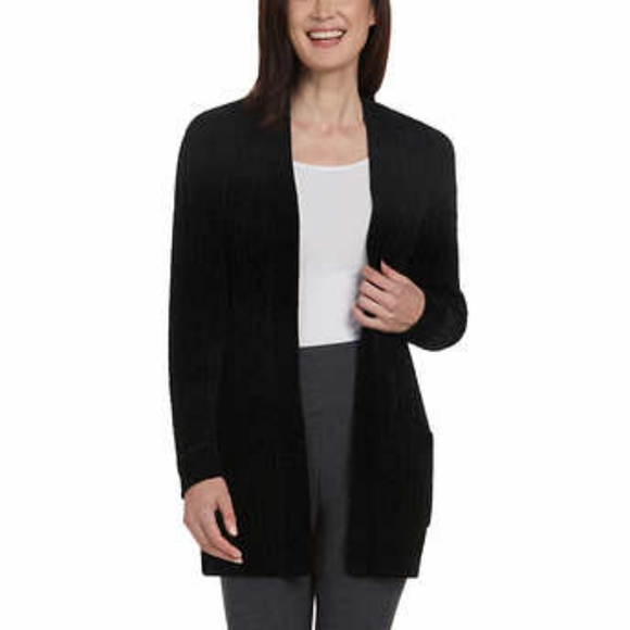 Matty M Sweaters - Matty M Ladies' Chenille Cardigan